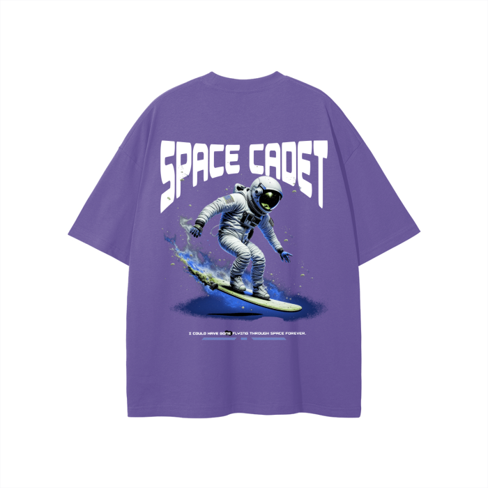 V2 Space Surfer Streetwear Loose Fit T-Shirt