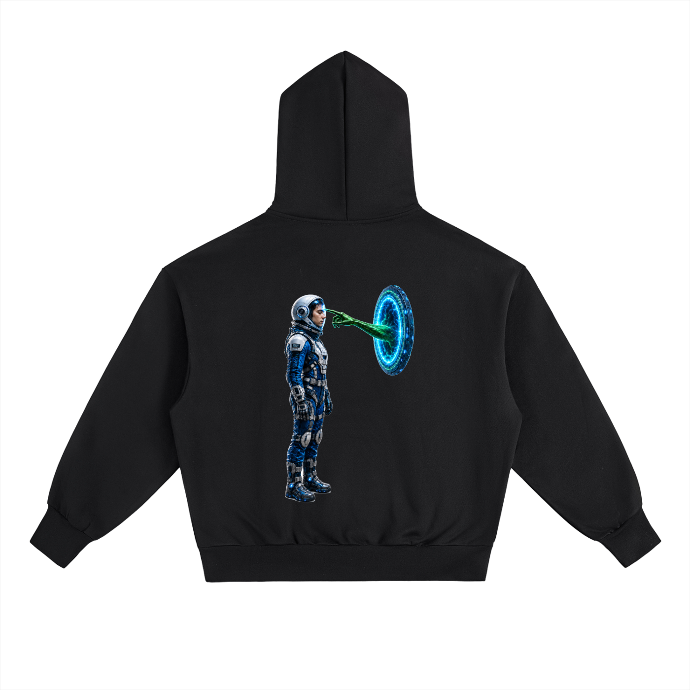 Space Cadet Male Awakened Heavyweight Fleece Hoodie - 500 GSM
