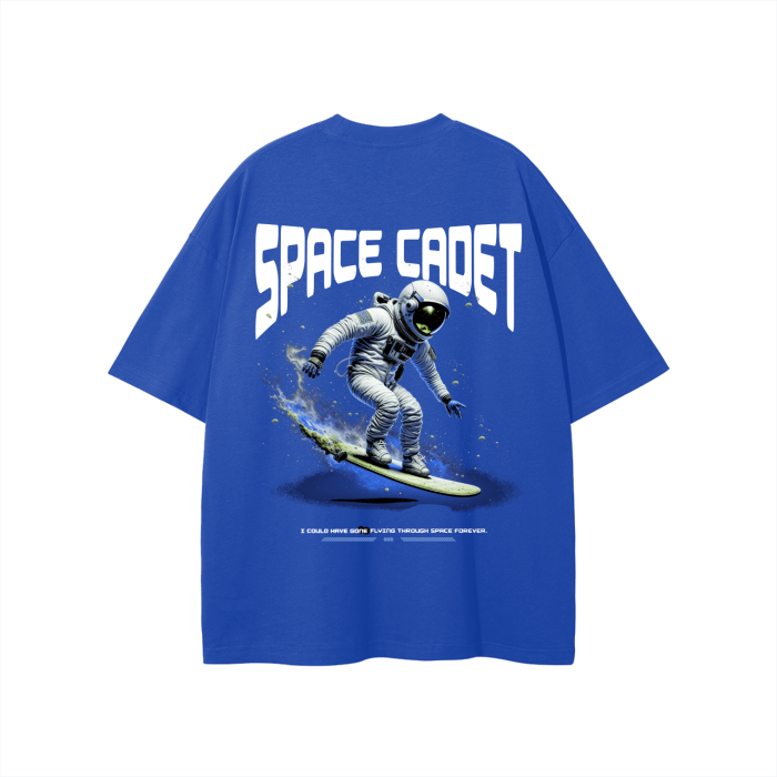 V2 Space Surfer Streetwear Loose Fit T-Shirt