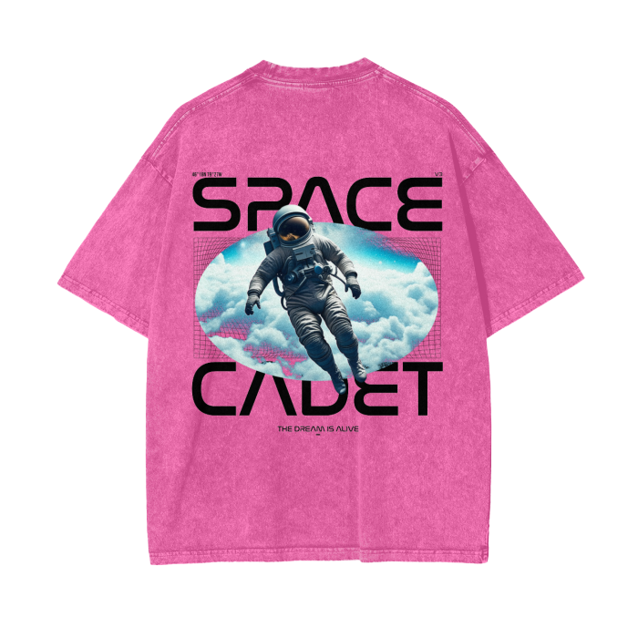 V2.2 Space Cadet Summer Release Acid Wash Oversize T-Shirt