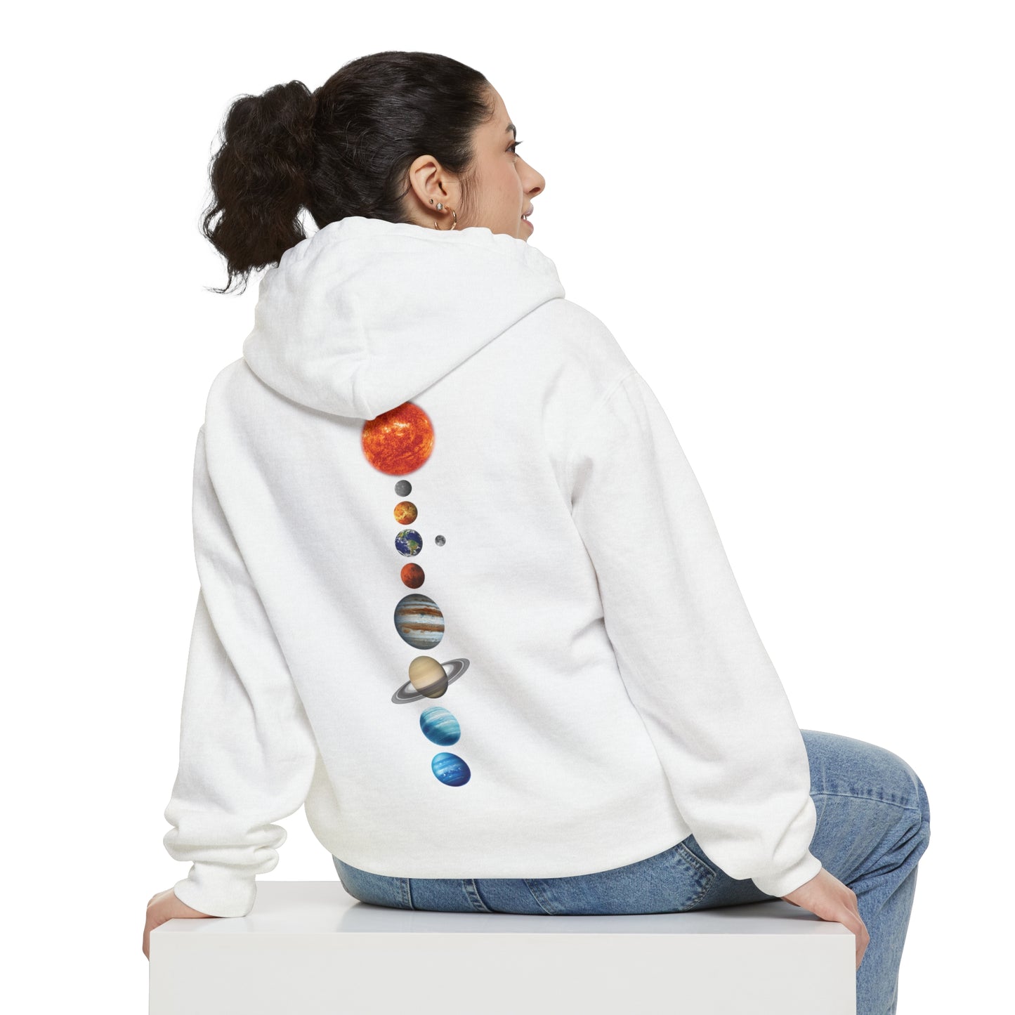 Space Cadet - Solar system Hoodie (340 GSM)