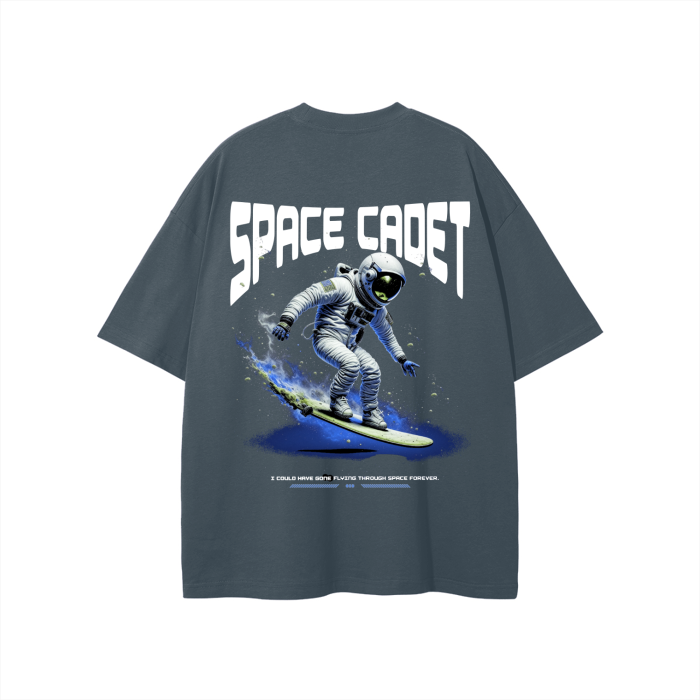 V2 Space Surfer Streetwear Loose Fit T-Shirt