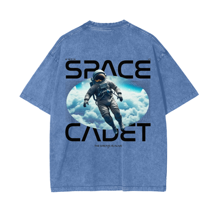 V2.2 Space Cadet Summer Release Acid Wash Oversize T-Shirt