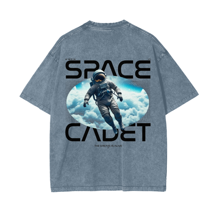 V2.2 Space Cadet Summer Release Acid Wash Oversize T-Shirt