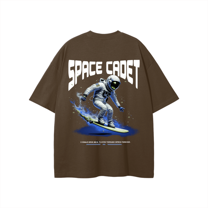 V2 Space Surfer Streetwear Loose Fit T-Shirt