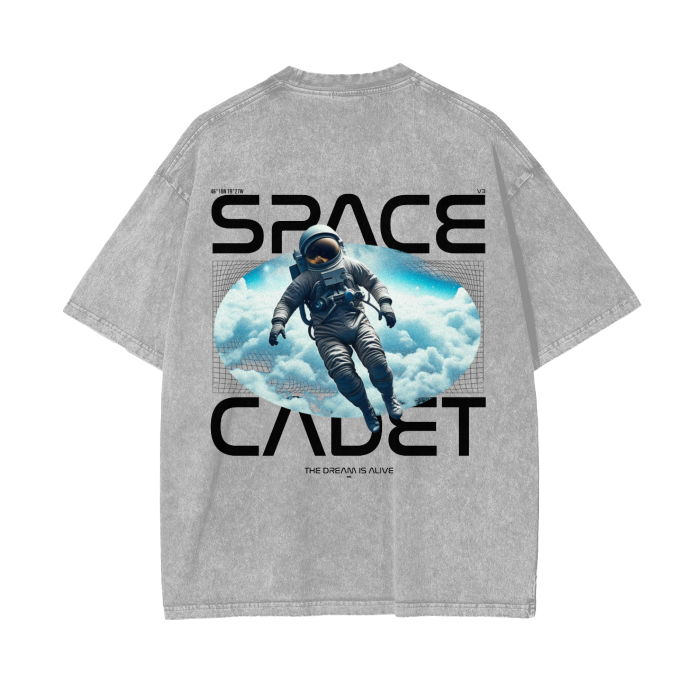 V2.2 Space Cadet Summer Release Acid Wash Oversize T-Shirt
