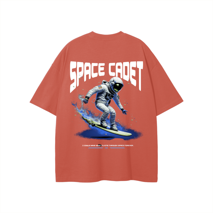 V2 Space Surfer Streetwear Loose Fit T-Shirt