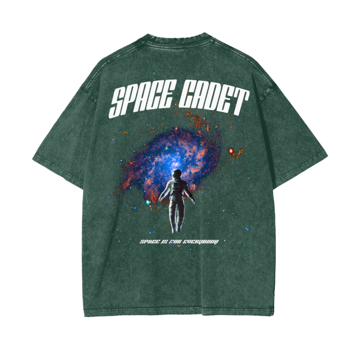 V2 Beam Me Up Acid Wash Oversize T-Shirt