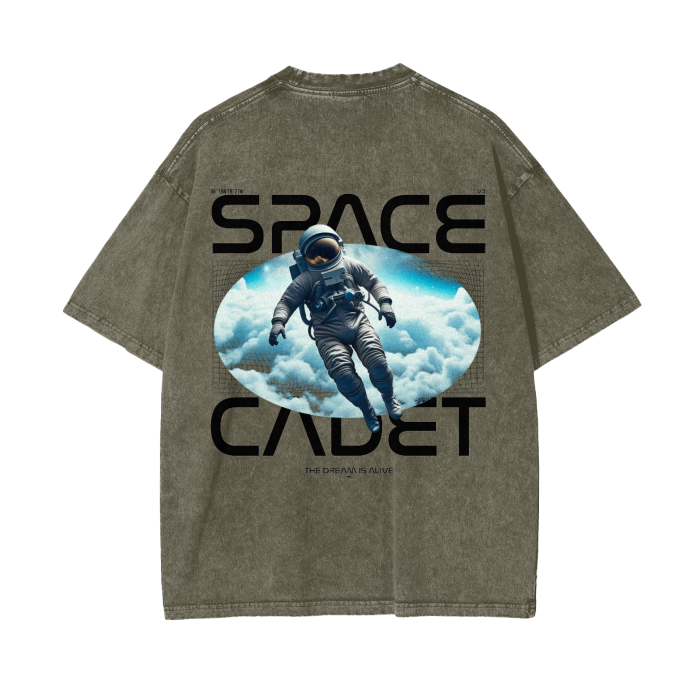 V2.2 Space Cadet Summer Release Acid Wash Oversize T-Shirt