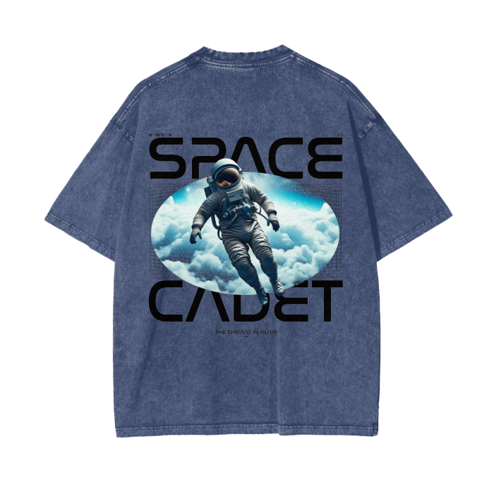 V2.2 Space Cadet Summer Release Acid Wash Oversize T-Shirt