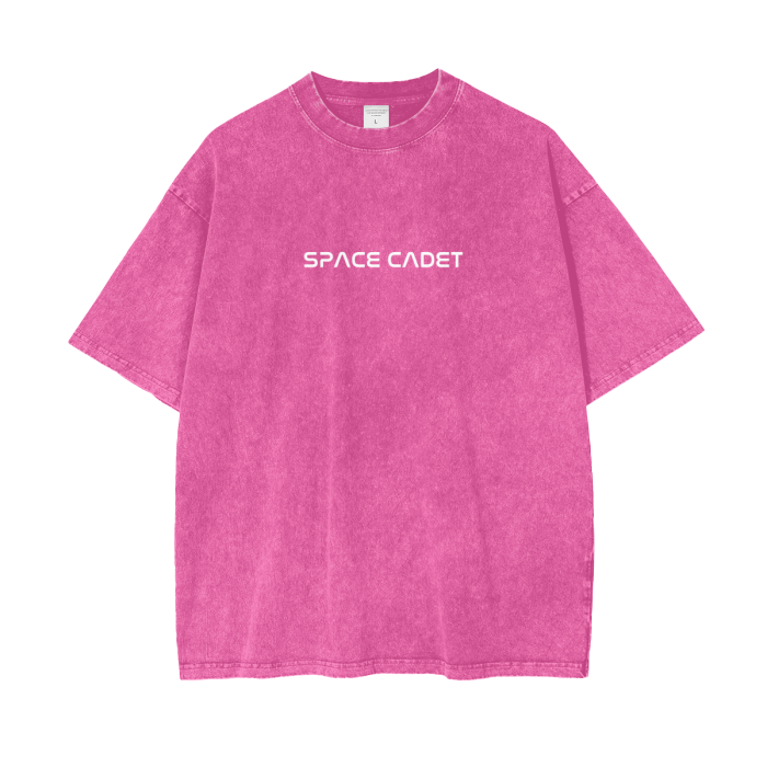 V2 Space Voyager Acid Wash Oversize T-Shirt