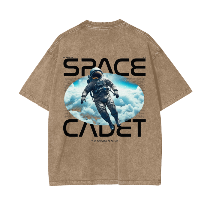 V2.2 Space Cadet Summer Release Acid Wash Oversize T-Shirt