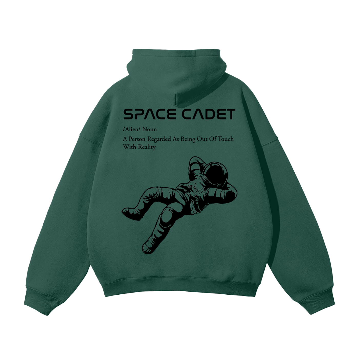 Space Cadet V1 Hoodie Black Print