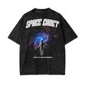 V2 Beam Me Up Acid Wash Oversize T-Shirt