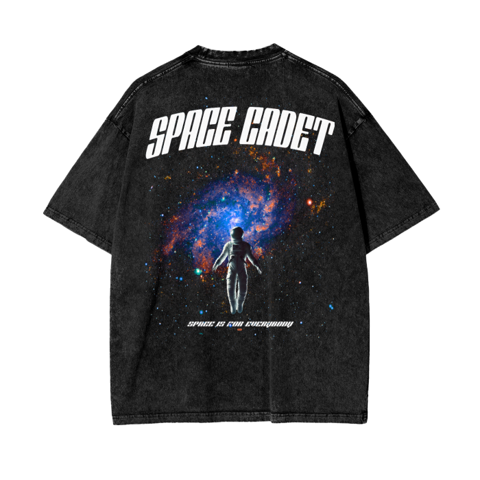 V2 Beam Me Up Acid Wash Oversize T-Shirt