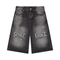 Space Cadet Vintage Wash Denim Shorts