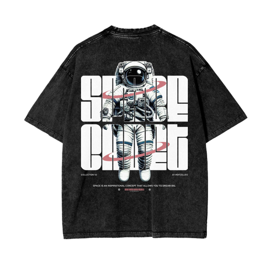 Offical V2 Space Cadet Acid Wash Oversize T-Shirt