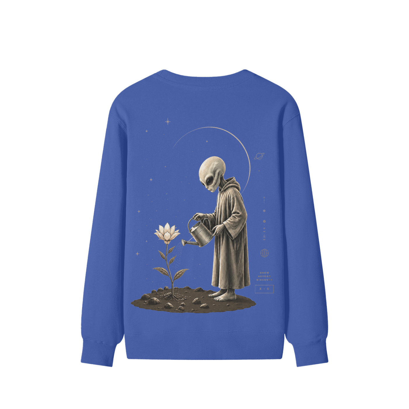 Space Cadet Flower Of Life Crewneck