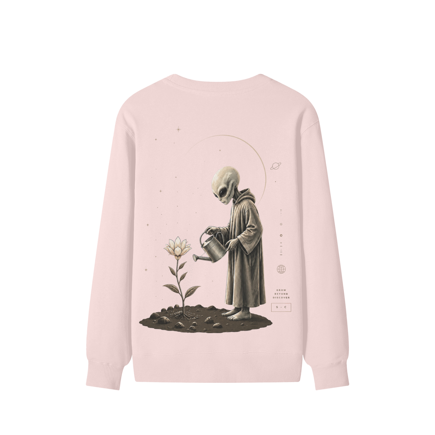 Space Cadet Flower Of Life Crewneck