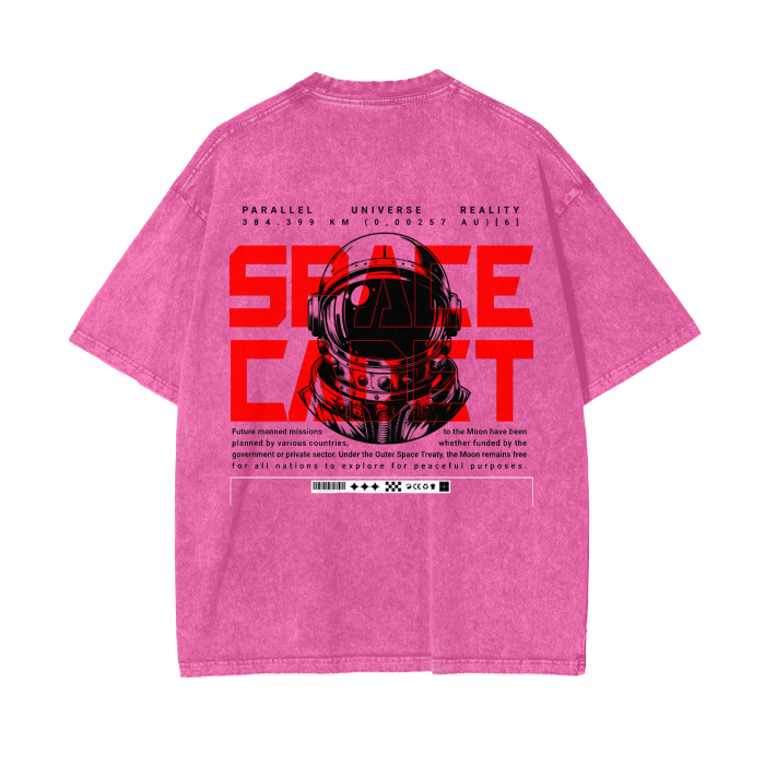 V2.1 Space Cadet Summer Release Acid Wash Oversized T-Shirt