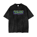 Space cadet Awakened acid wash tee