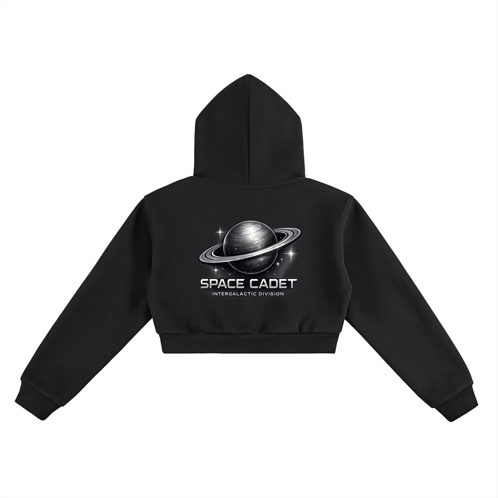 Space Cadet Cropped Hoodie