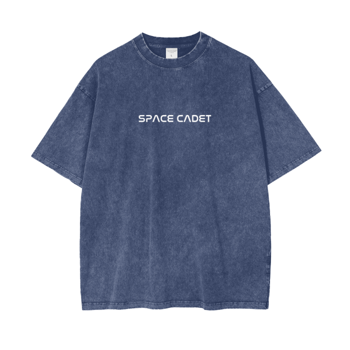 V2 Space Voyager Acid Wash Oversize T-Shirt