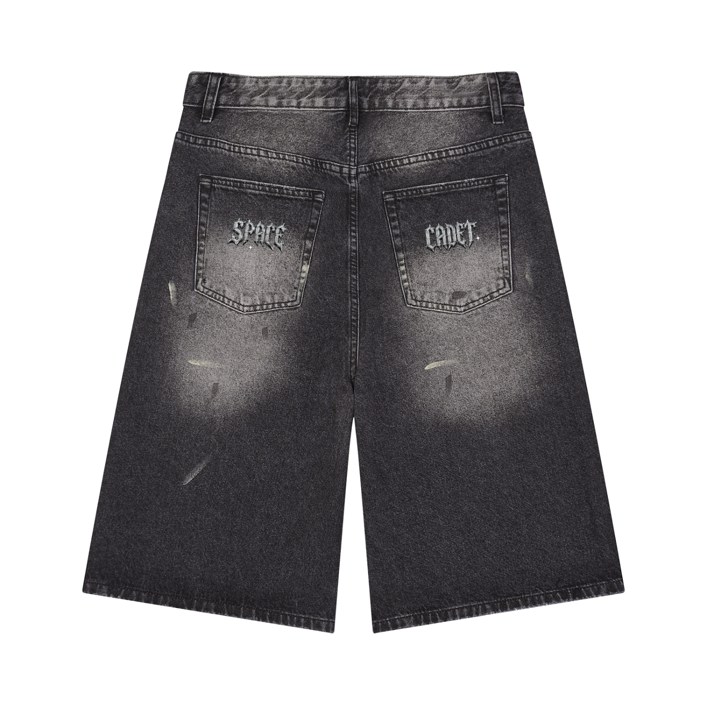 Space Cadet Vintage Wash Denim Shorts