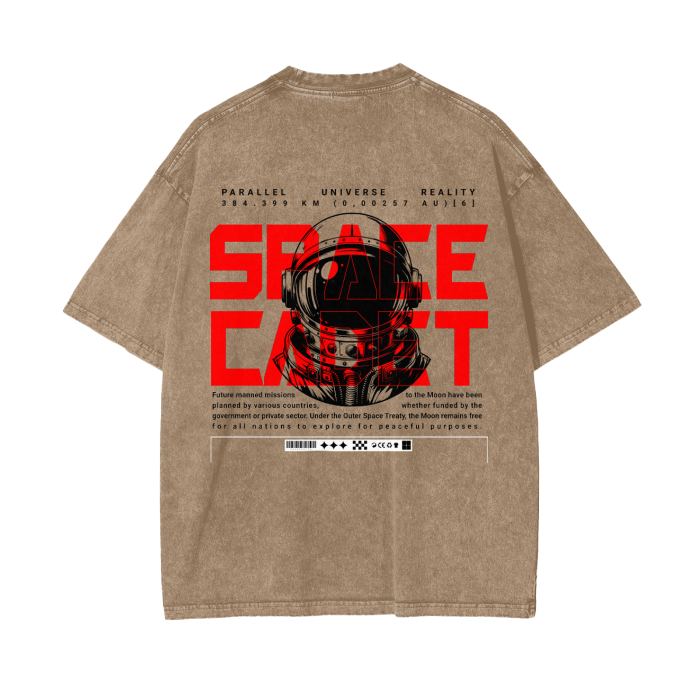 V2.1 Space Cadet Summer Release Acid Wash Oversized T-Shirt