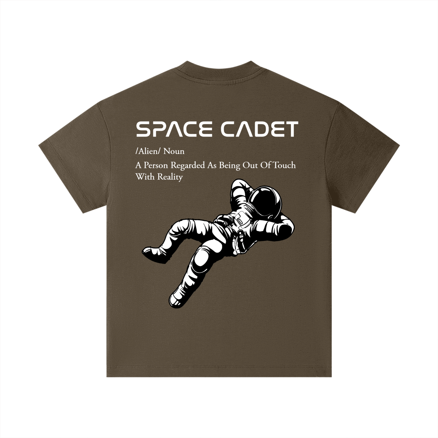 Space Cadet V1 White Print Kids T-Shirt