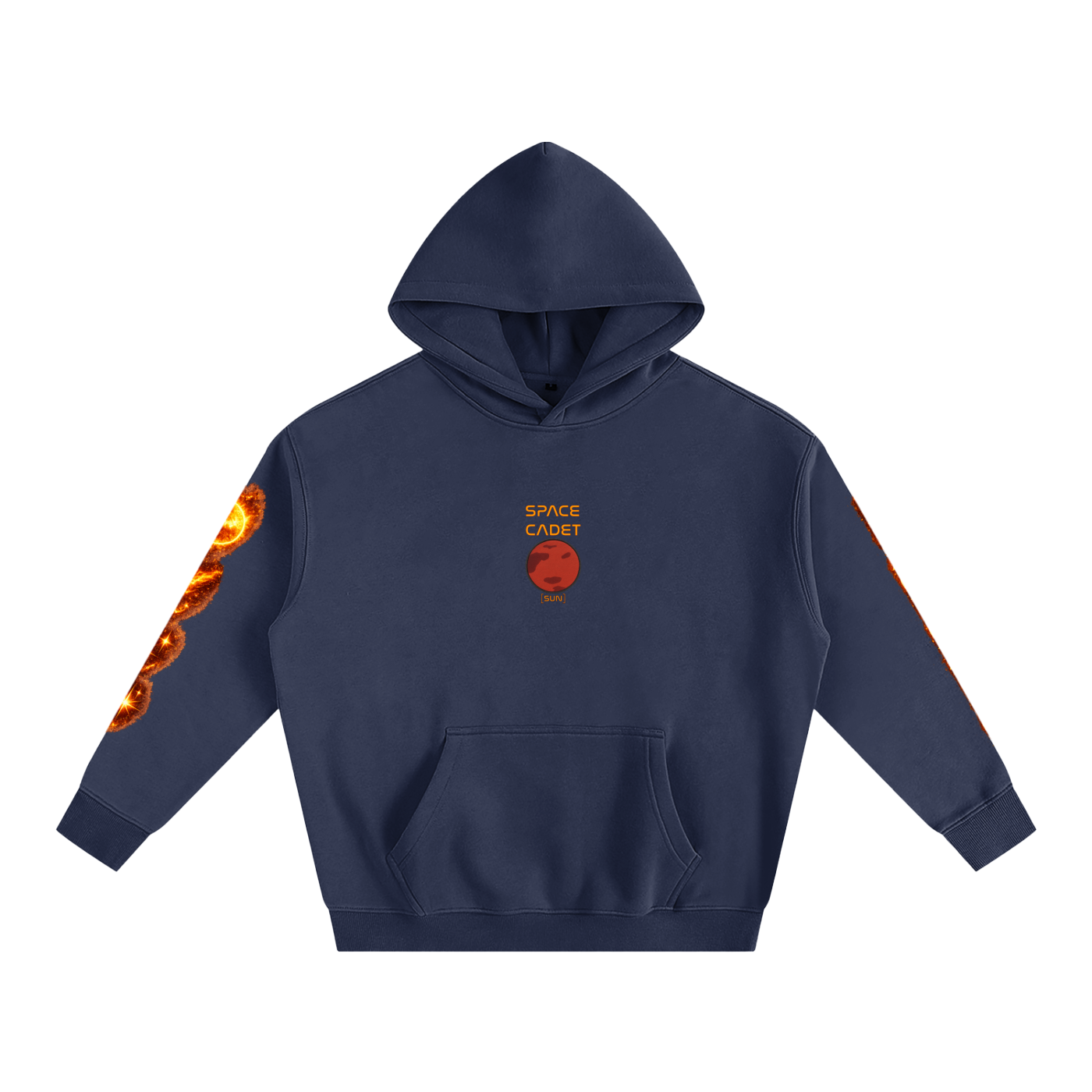 Sun Oversize Fleeced Hoodie