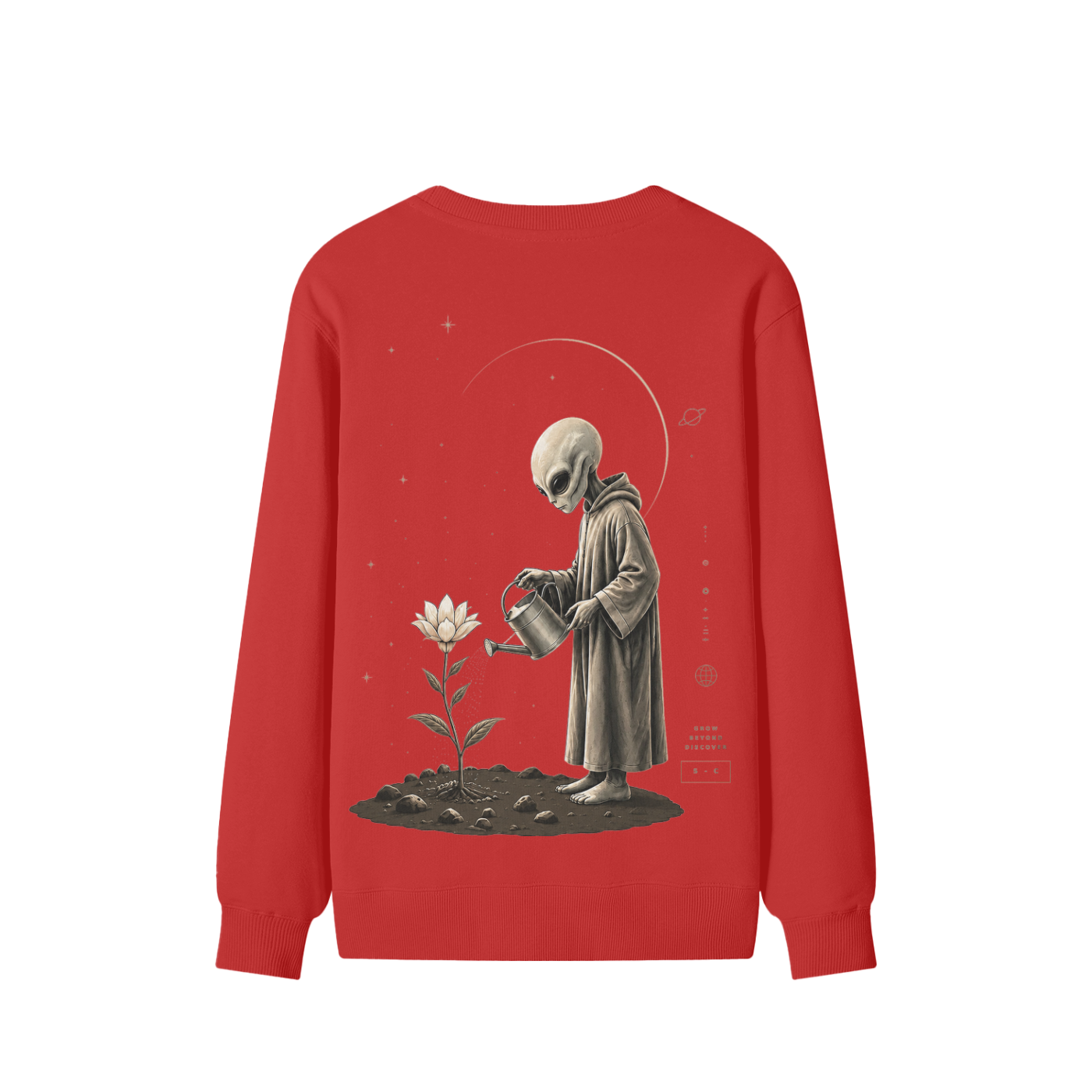 Space Cadet Flower Of Life Crewneck