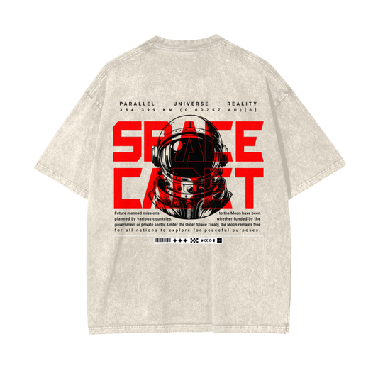 V2.1 Space Cadet Summer Release Acid Wash Oversized T-Shirt