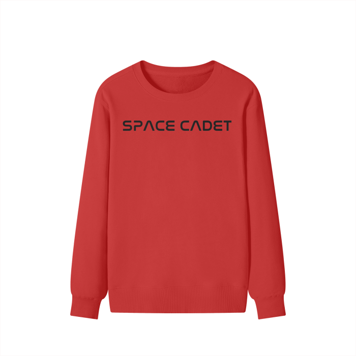 Space Cadet V1 Black Print Sweater