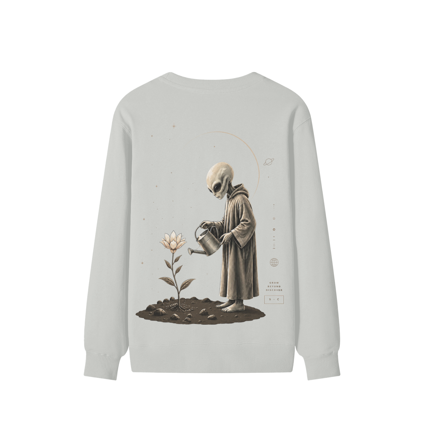 Space Cadet Flower Of Life Crewneck