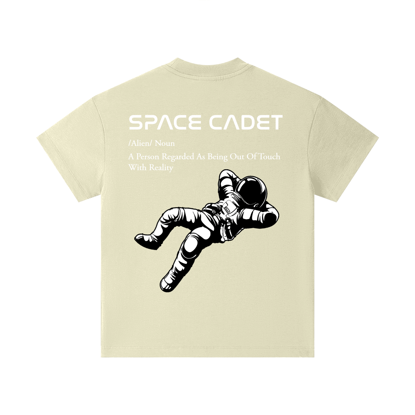 Space Cadet V1 White Print Kids T-Shirt