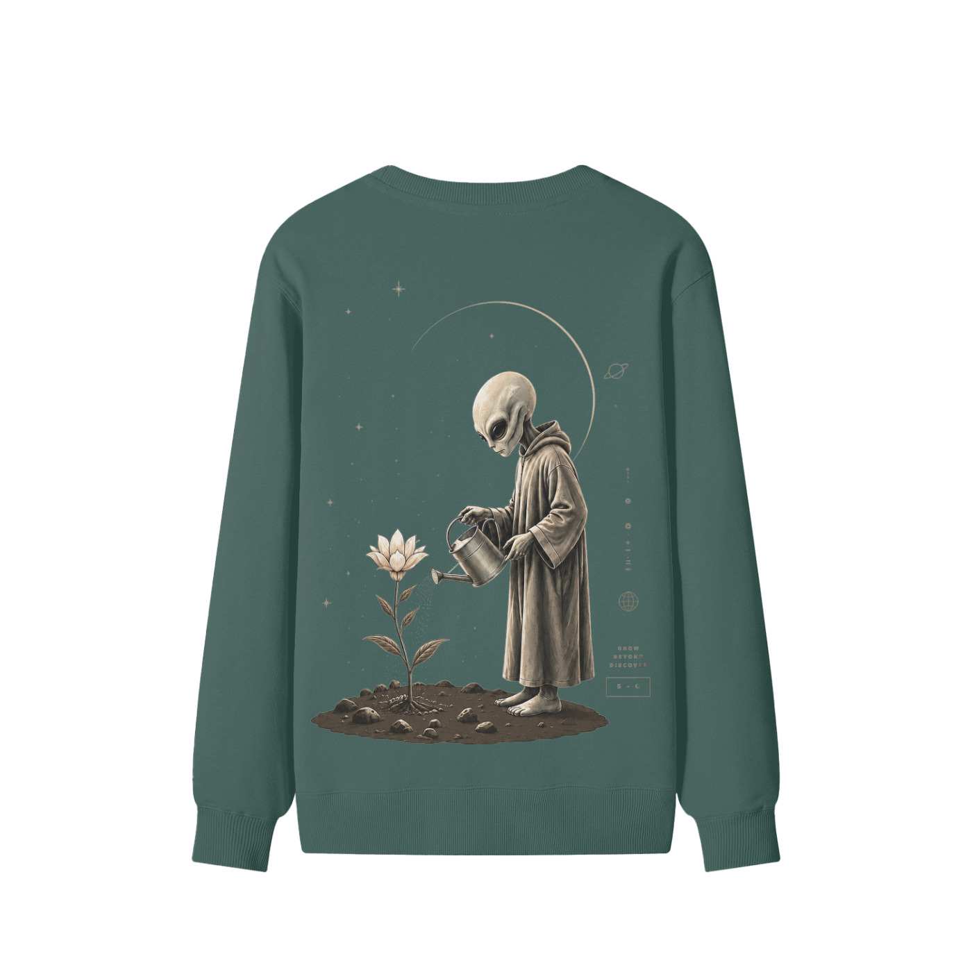 Space Cadet Flower Of Life Crewneck