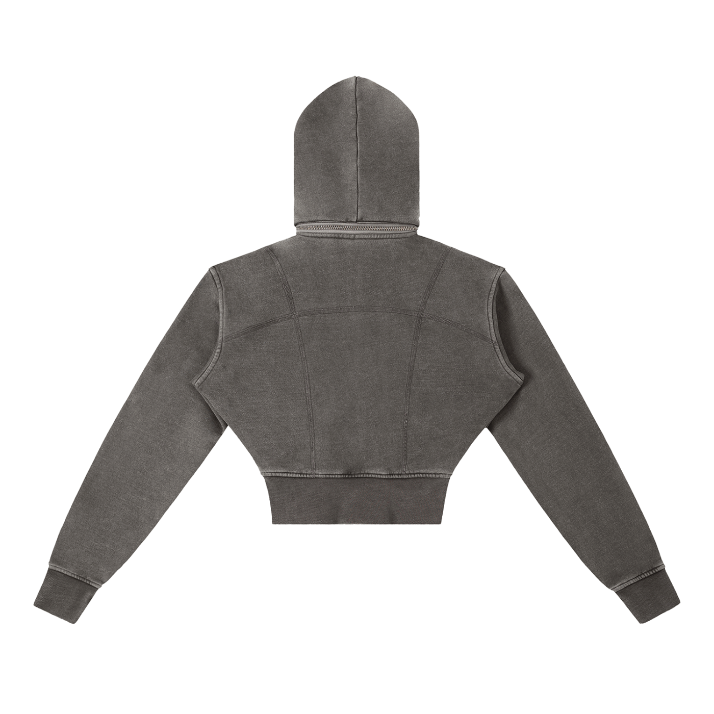 Space Cadet Bad B Vintage Washed Cropped Hoodie 2