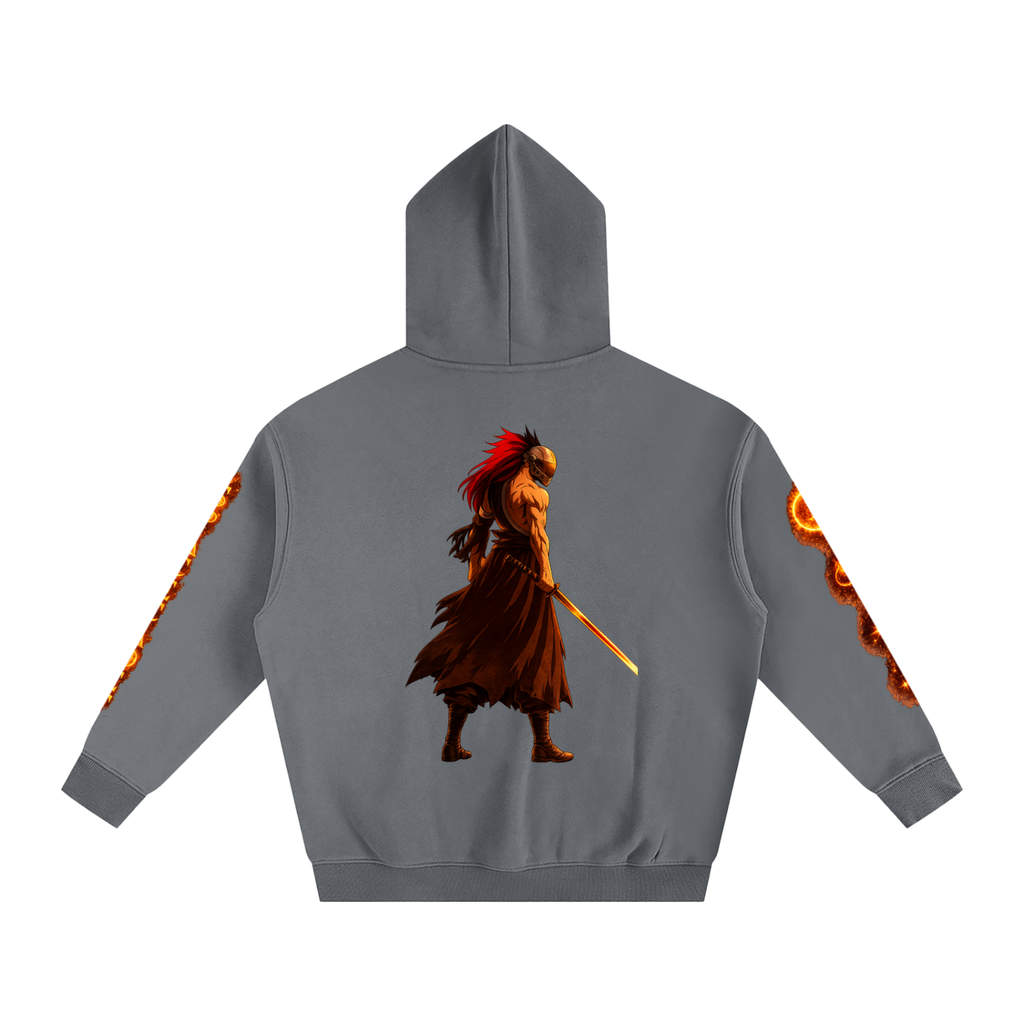 Sun Oversize Fleeced Hoodie