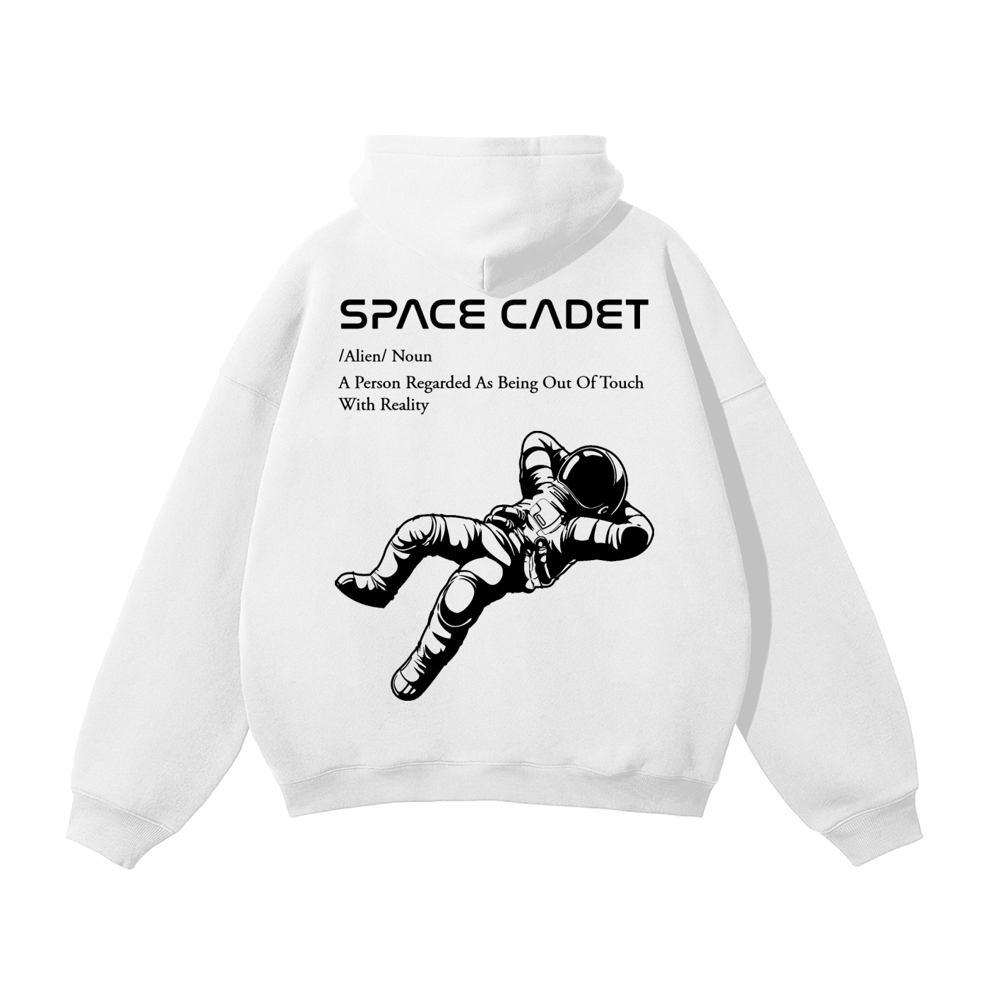Space Cadet V1 Hoodie Black Print