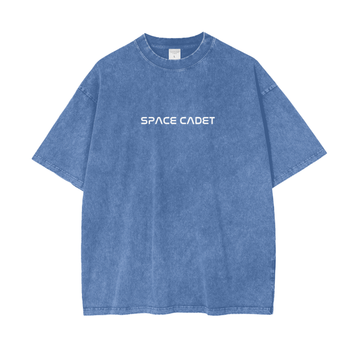 V2 Space Voyager Acid Wash Oversize T-Shirt