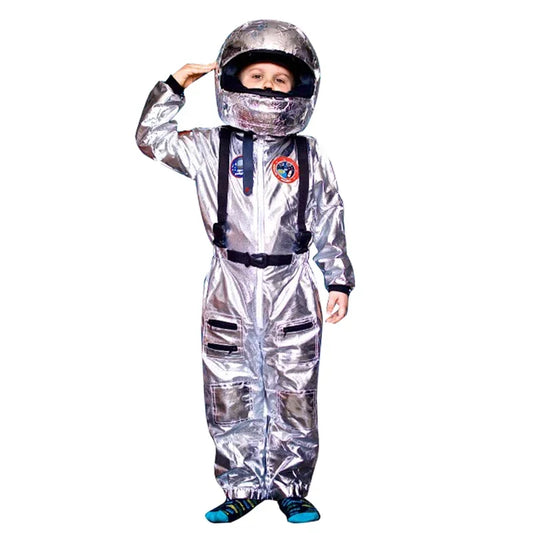 Kids Silver Astronaut Costume