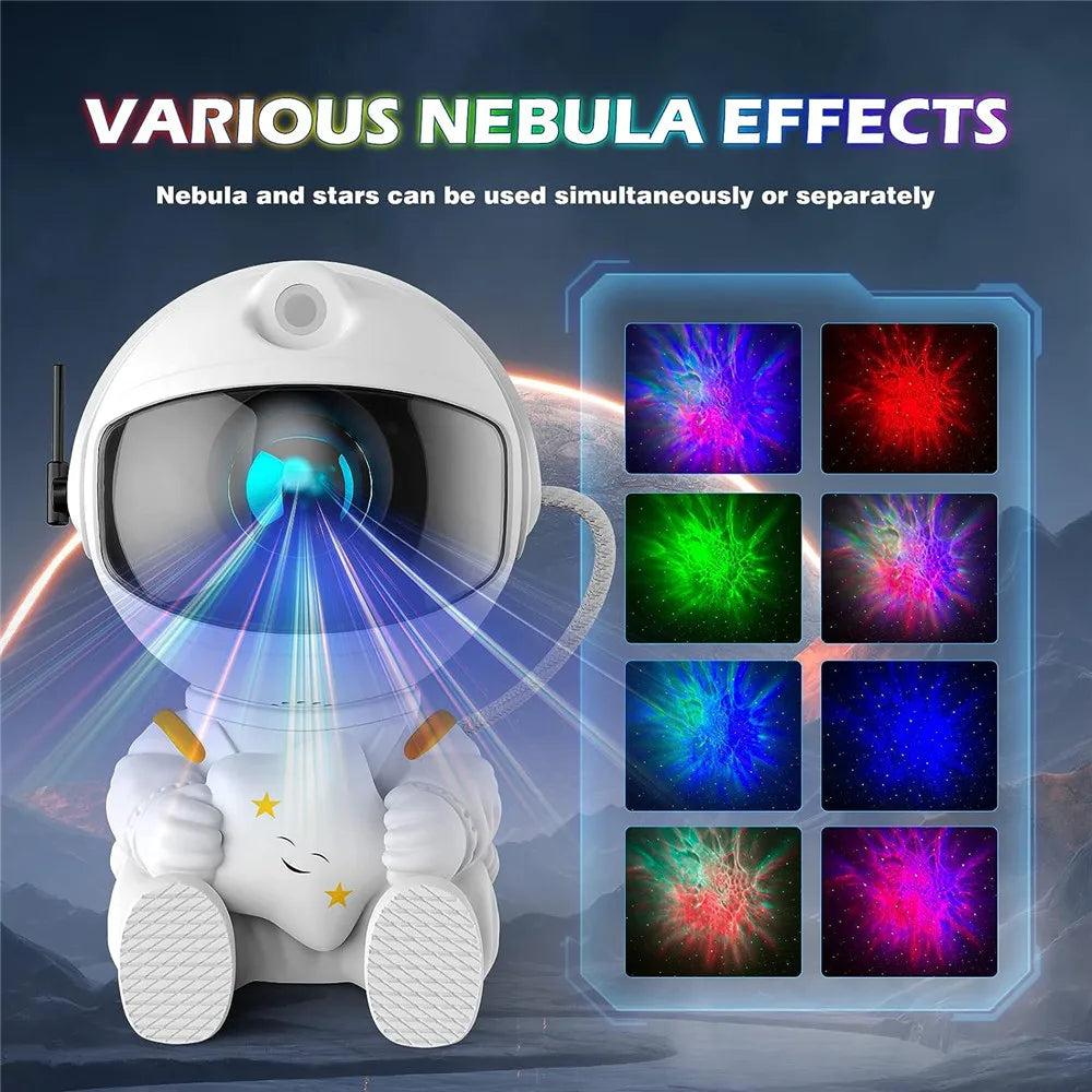 Astronaut Galaxy Night Light/Projector