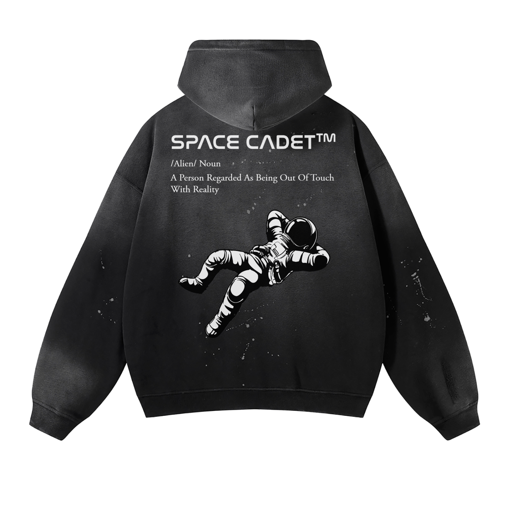 V1 Space Cadet Vintage Wash Frayed Fleece Hoodie
