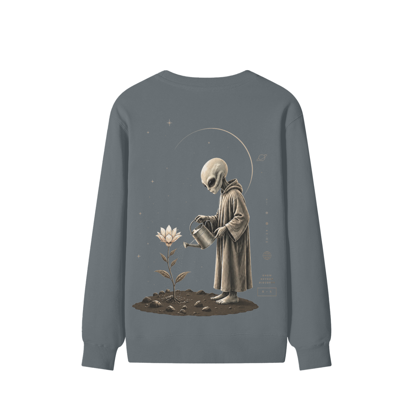 Space Cadet Flower Of Life Crewneck