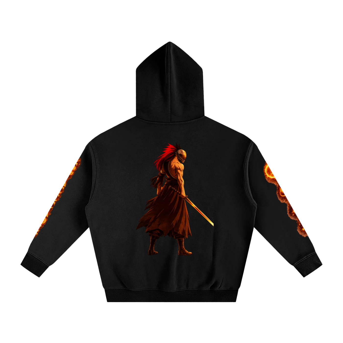 Sun Oversize Fleeced Hoodie