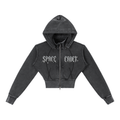 Space Cadet Bad B Vintage Washed Cropped Hoodie 2