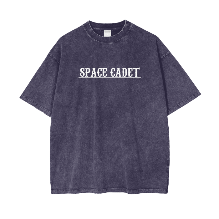 V2 Space Surfer Acid Wash Oversize T-Shirt