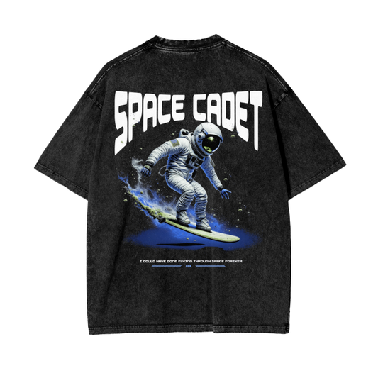 V2 Space Surfer Acid Wash Oversize T-Shirt