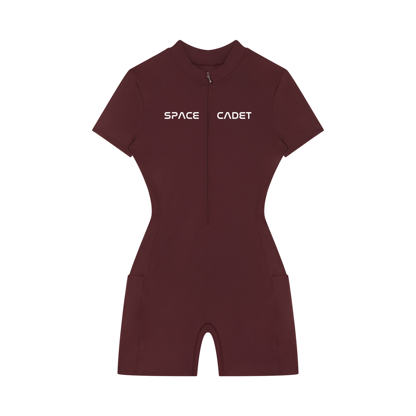 Space Cadet Quarter-Zip Short Sleeve Romper